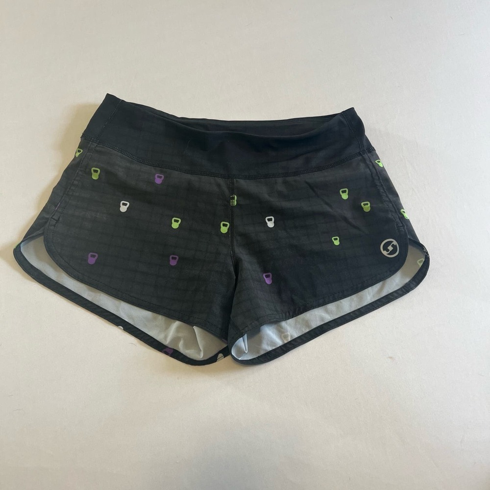 UN92 kettlebell lifting shorts black multi-color kettlebells built in li…
